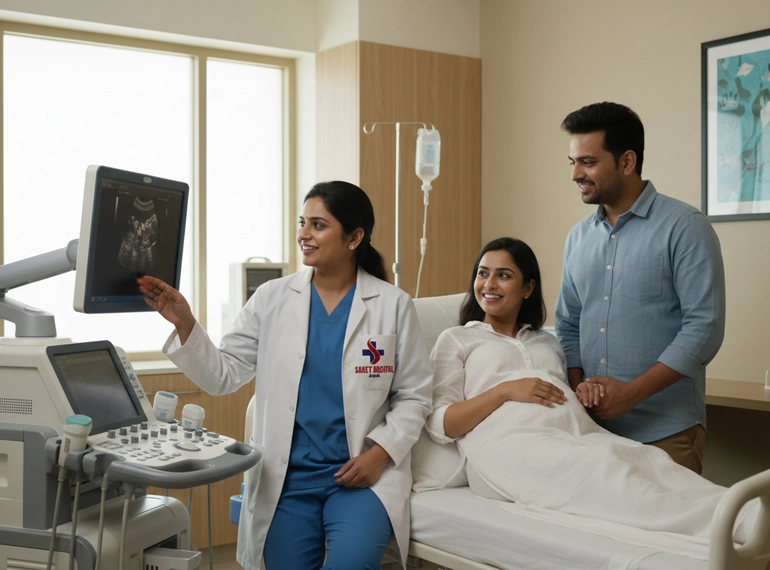Gynecology and maternity care in Agra including pregnancy treatment at Saket Hospital
